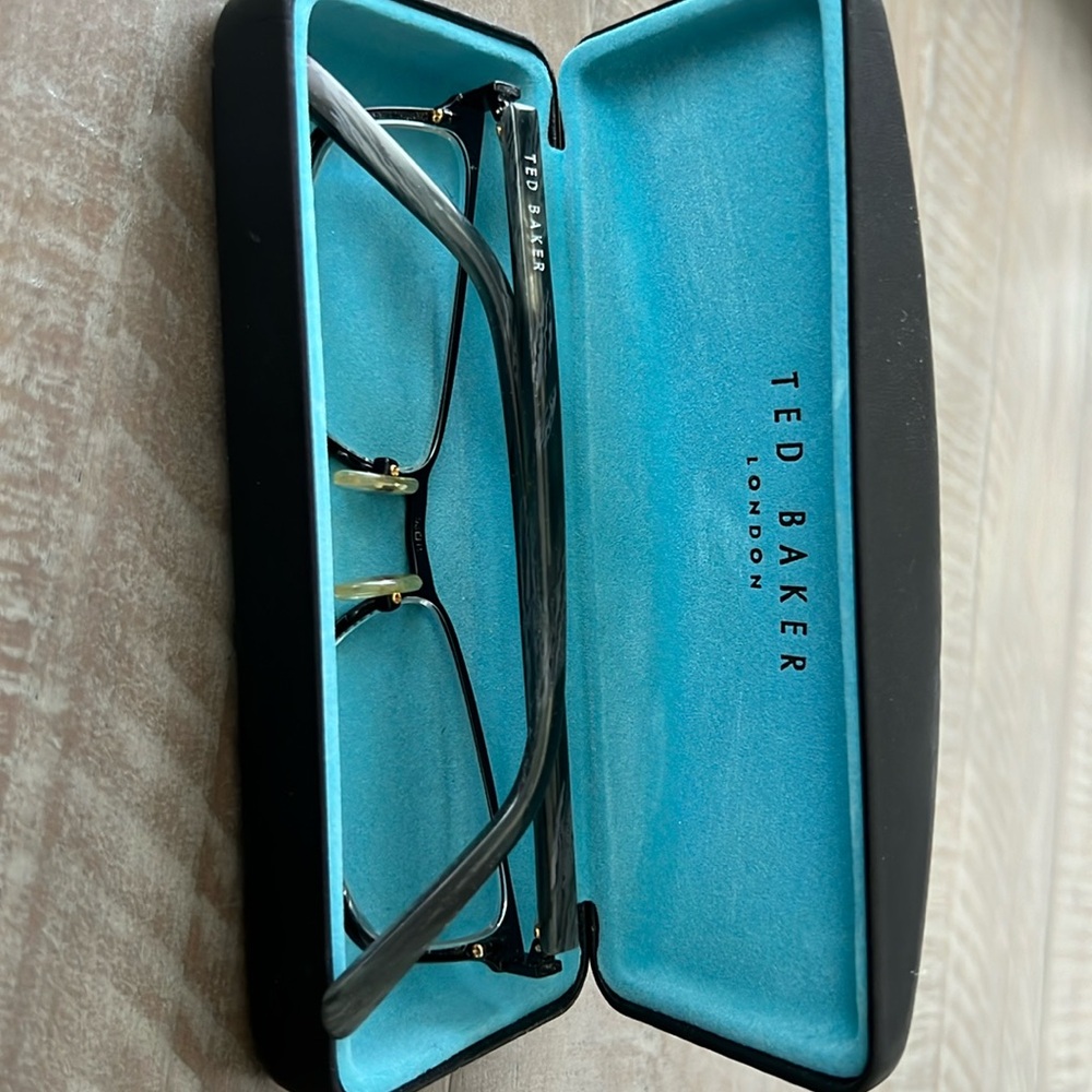 Ted Baker Men’s Black/Tortoise Eye Glasses with Case